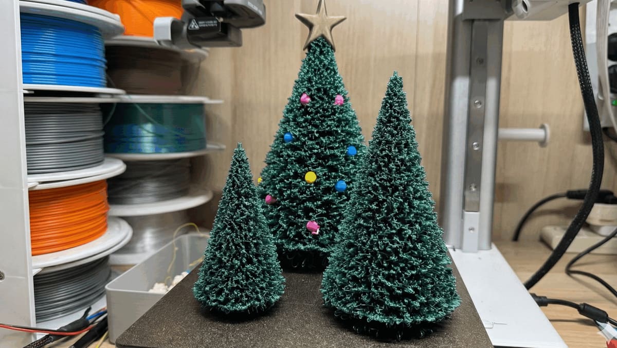 No watering, no shedding needles, just 100% plastic cheer