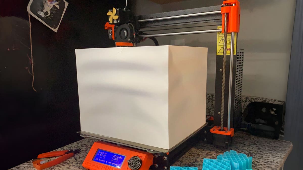 When you listen to your intrusive thoughts and print your entire build volume…