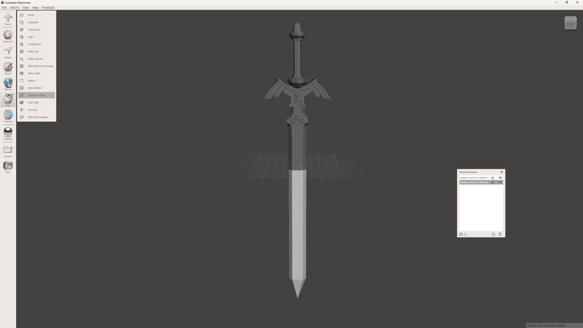 Once an object is cut it needs to be separated to finish the job