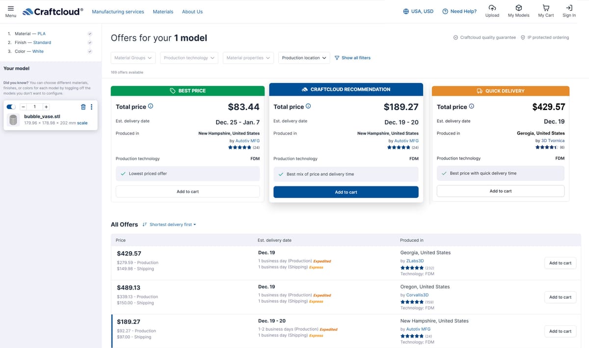 Image of How To Sell Your 3D Prints on Amazon: Use a 3D Printing Service and Designers 