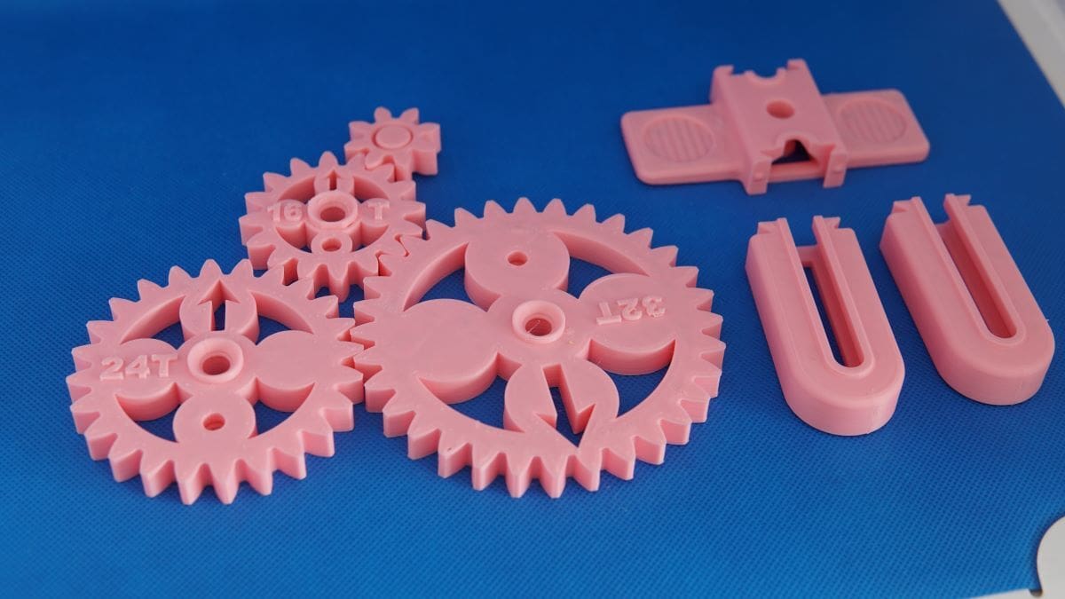 ABS can be a great material for gears