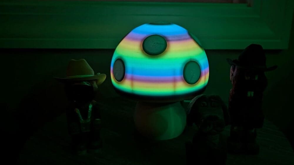 That's a bright glow!