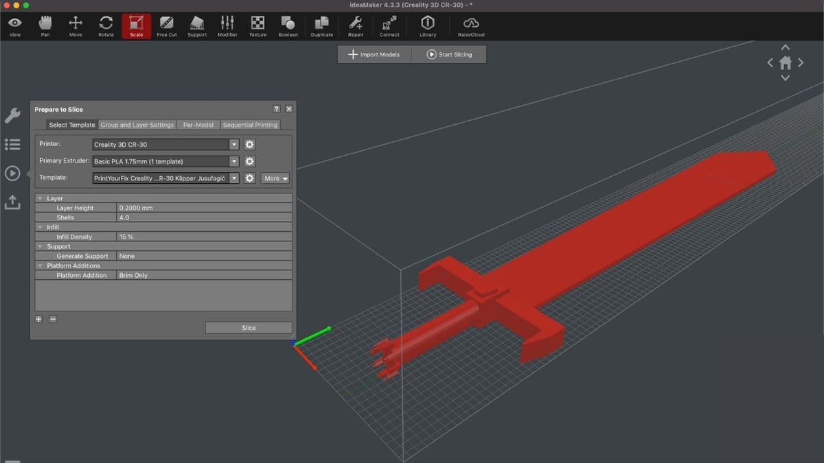 ideaMaker works pretty well for belt printers