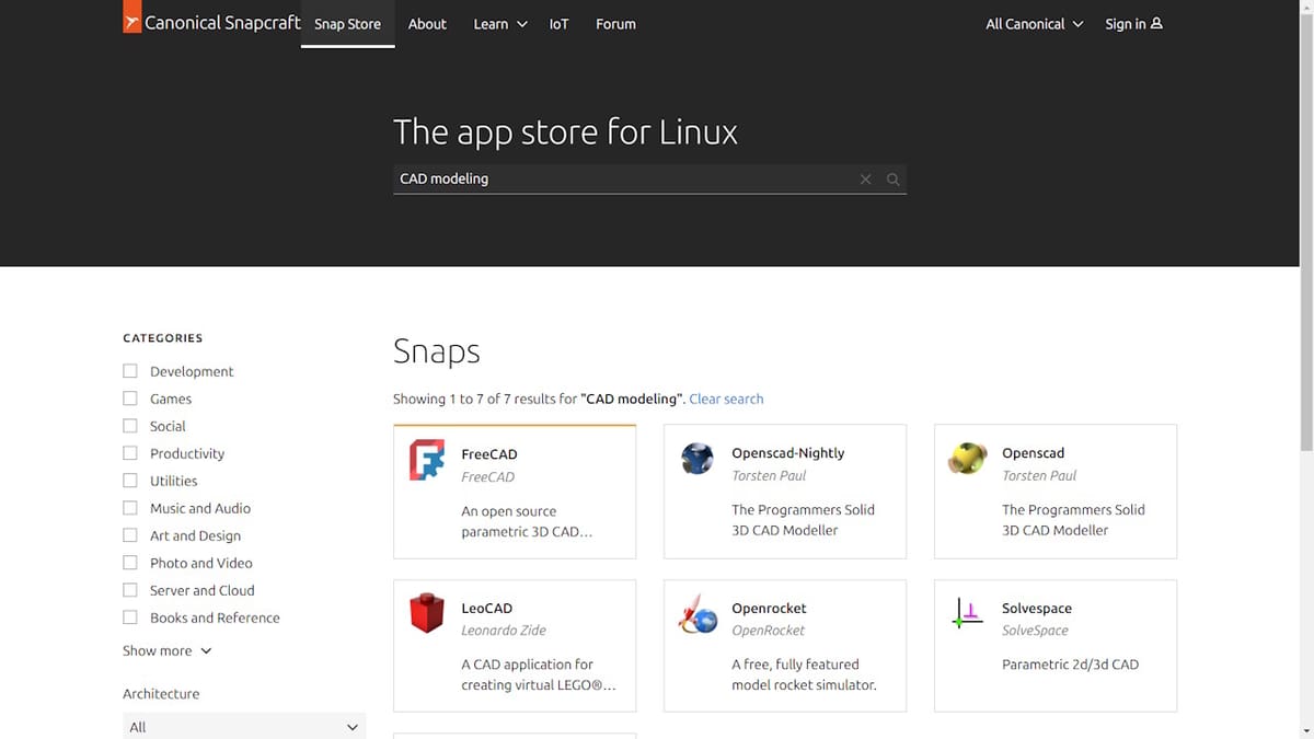 Ubuntu Linux lets you browse native CAD apps before installing the operating system
