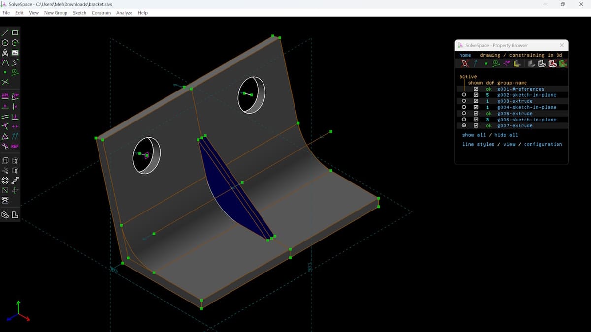 Official SolveSpace tutorials come with free design files