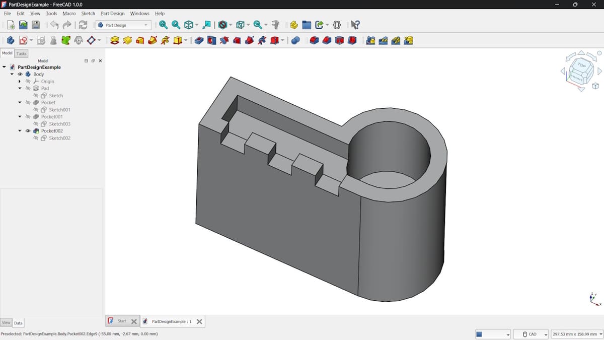 FreeCAD latest version streamlines the new user's experience