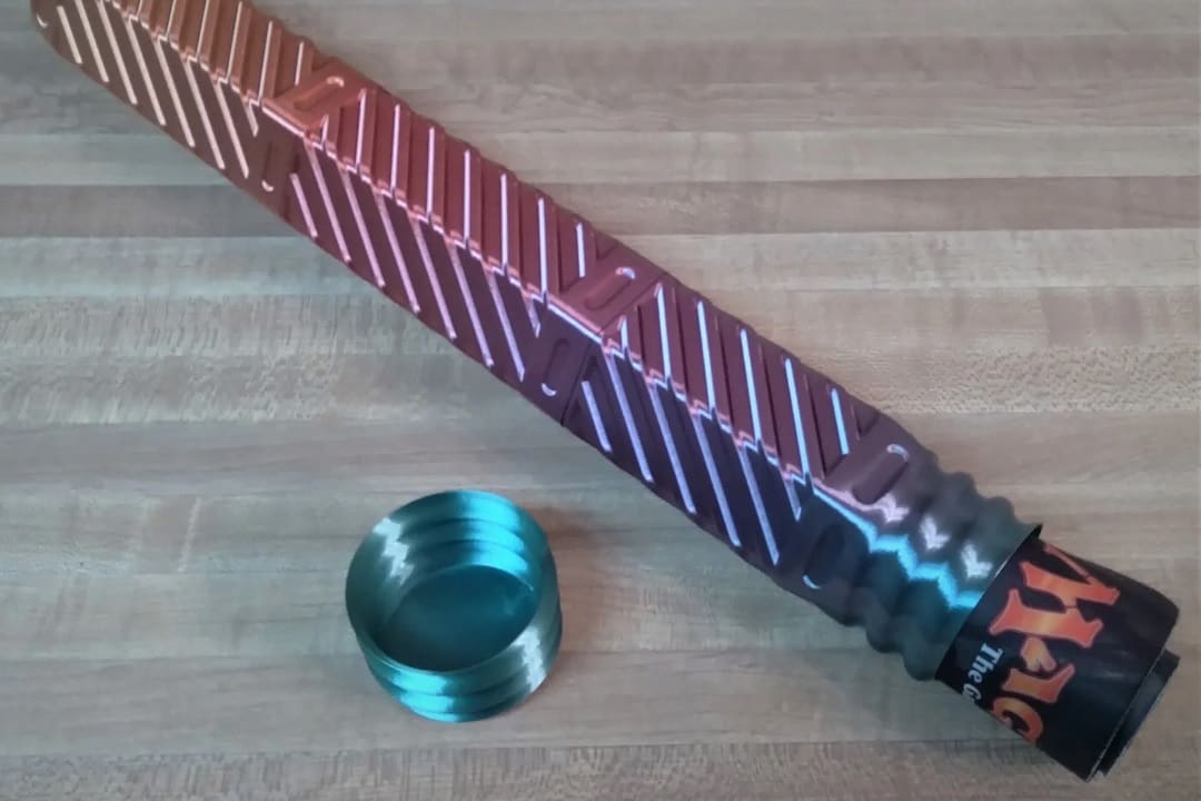 A container for gaming materials printed in Spiral Vase mode