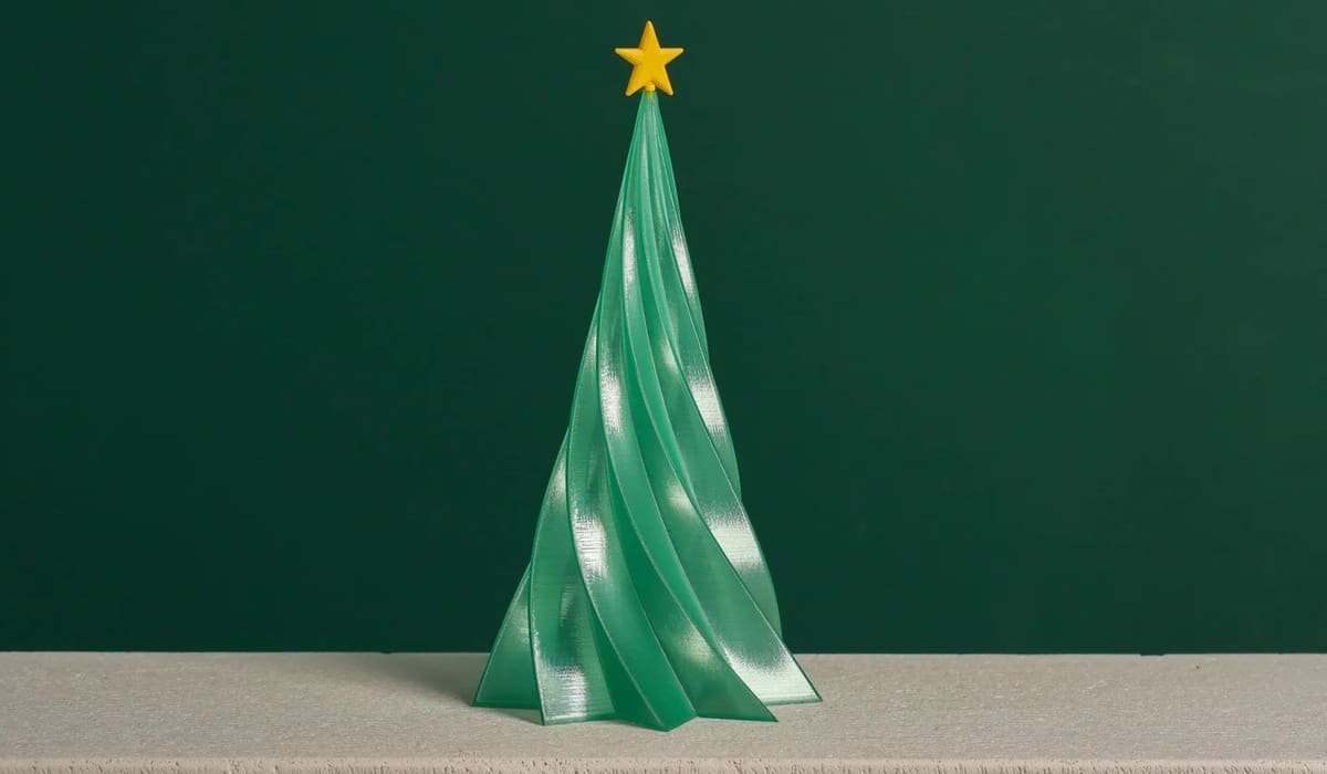 A Christmas Tree designed for Spiral Vase mode