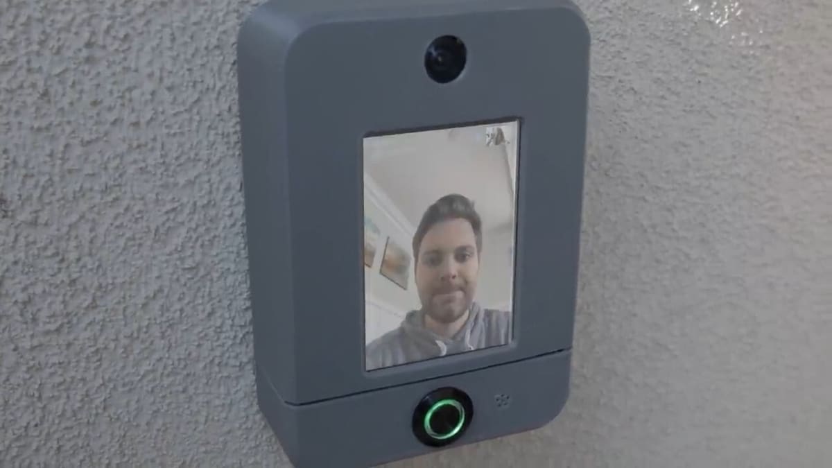 Screen visitors from afar