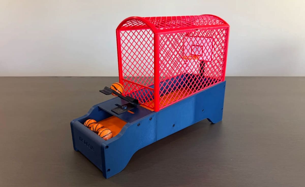 Foto de Projetos para impressora 3D: coisas para imprimir em 3D: Joguinho de basquete