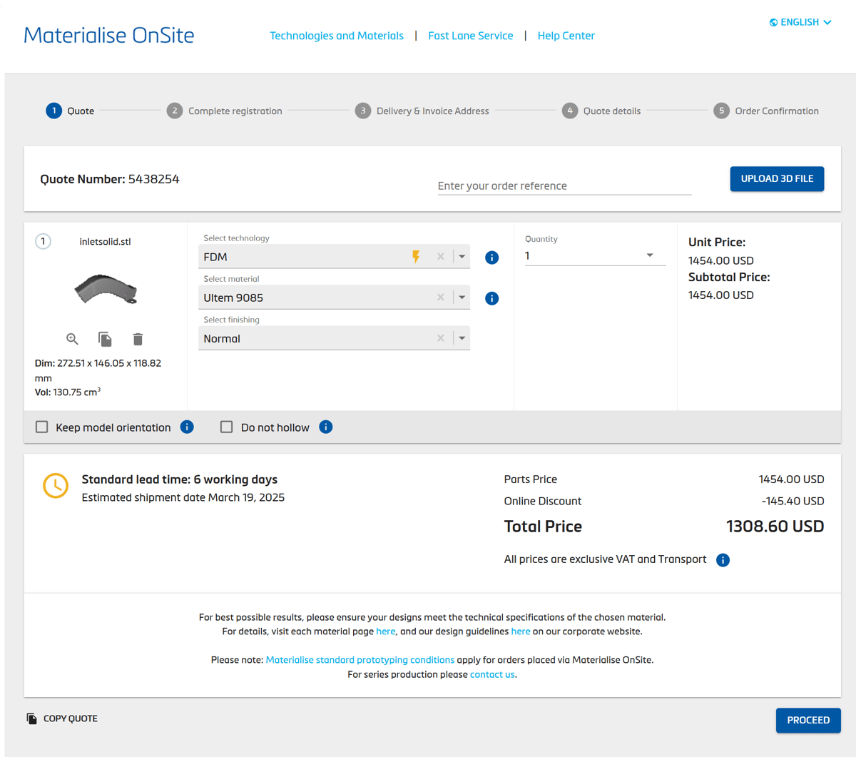Image of Ultem 3D Printing Services We Recommend: Materialise OnSite