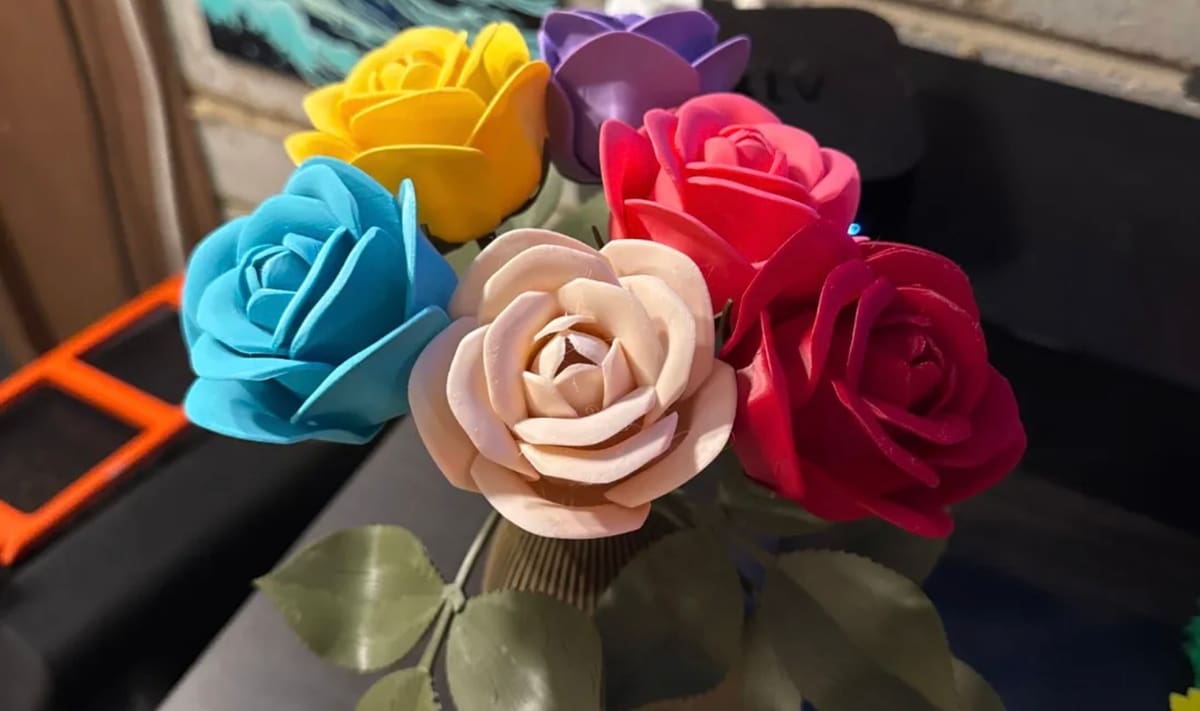 A bouquet as colorful as can be