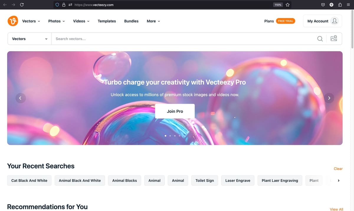 Similarly to printable 3D model repositories, there are vector image repositories