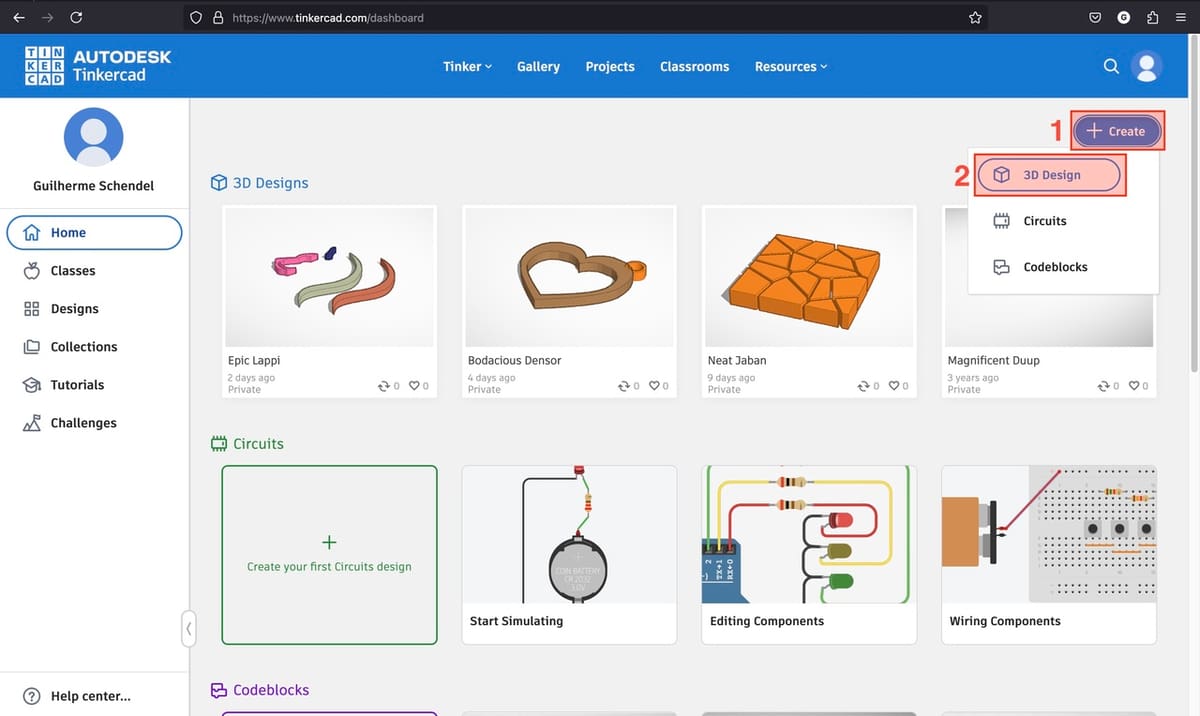 Tinkercad is beginner-friendly 3D modeling software