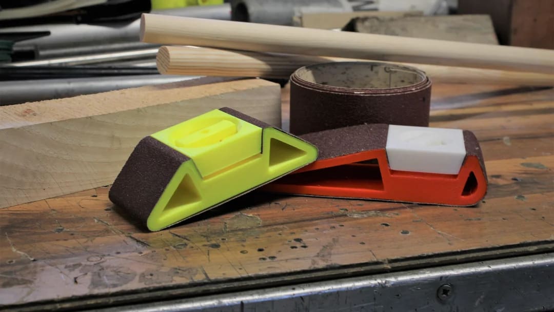 Sandpaper is a tried-and-true method for removing stringing