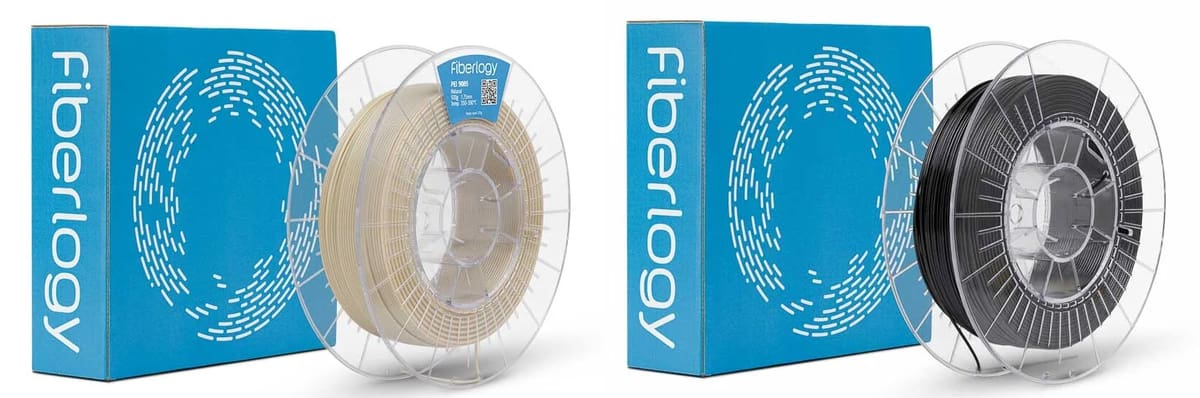 Image of Ultem (PEI) Filament Buyer’s Guide: Fiberlogy PEI 9085 Natural & Black