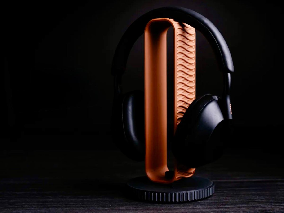 Foto de Projetos para impressora 3D: coisas para imprimir em 3D: Suporte para fones de ouvido