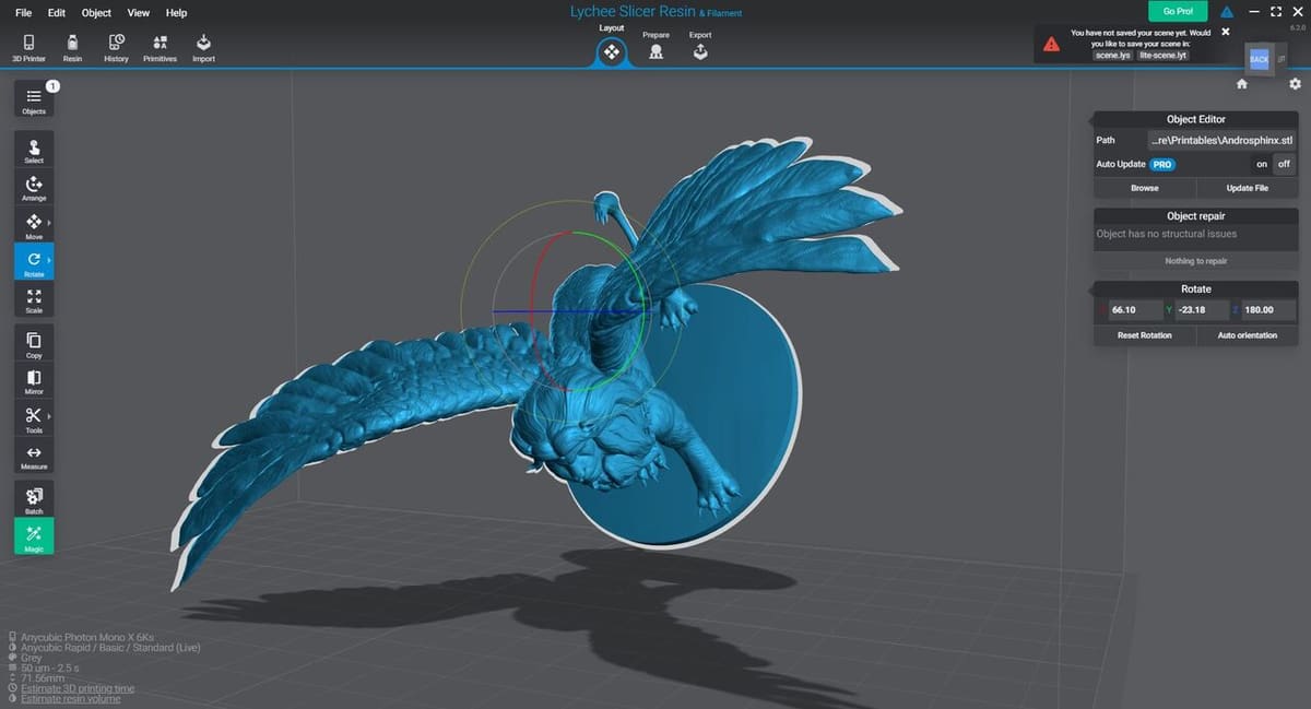 Trying out different orientation angles for best results