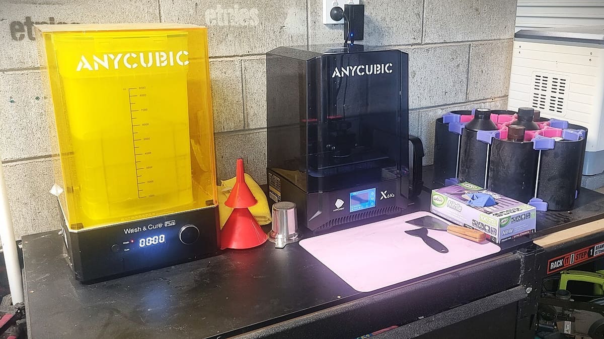 A reasonable resin print setup in the tropics