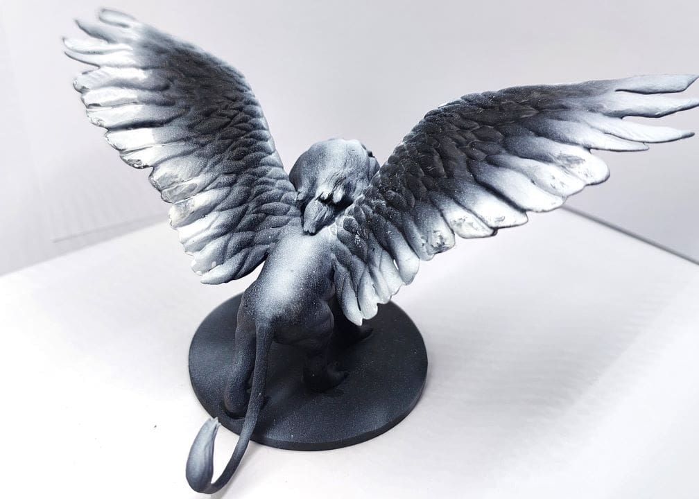 Our miniature is primed with consideration for highlighting