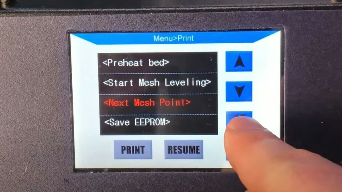 Normally, the LCD screen will guide you through the process