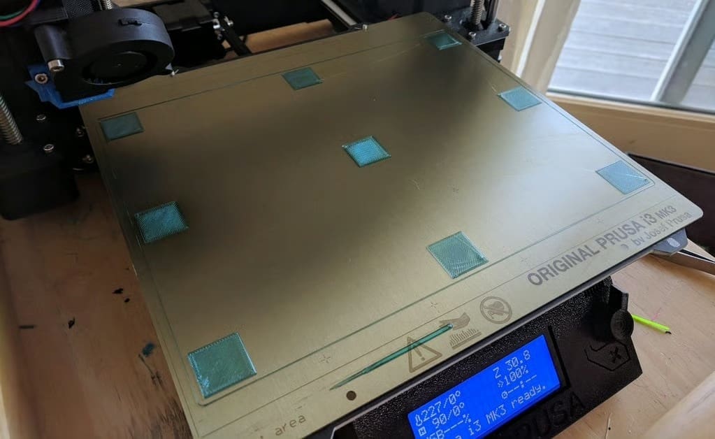 A tight and even bed test pattern