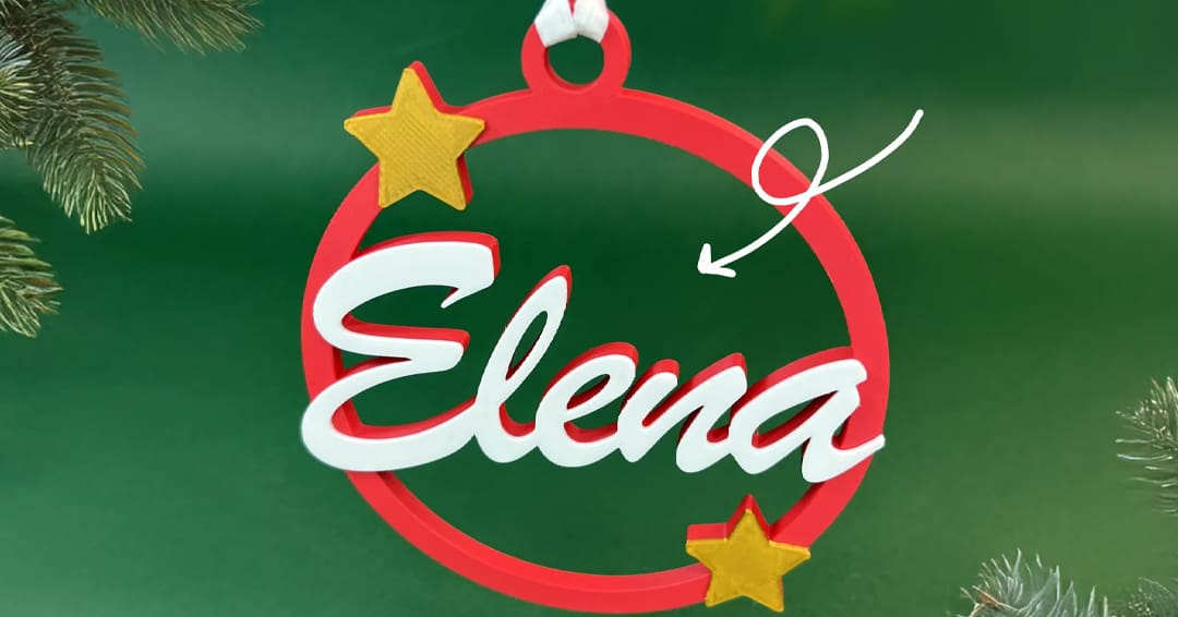 Custom Christmas decorations made easy