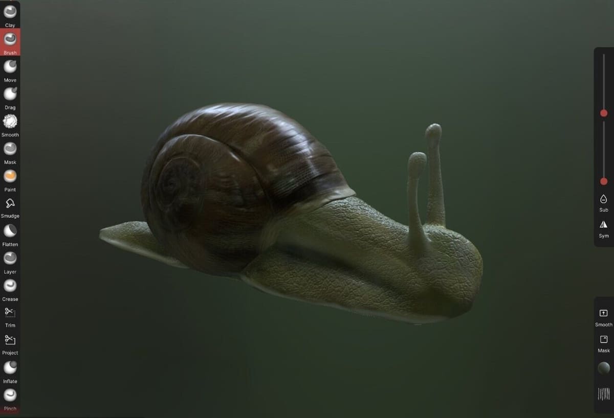 It simplifies the workflow to both sculpt and color in one program