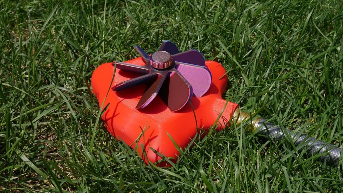 For water sprinklers, PETG would be the best choice
