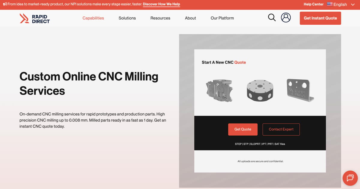 Image of Best CNC Services : RapidDirect