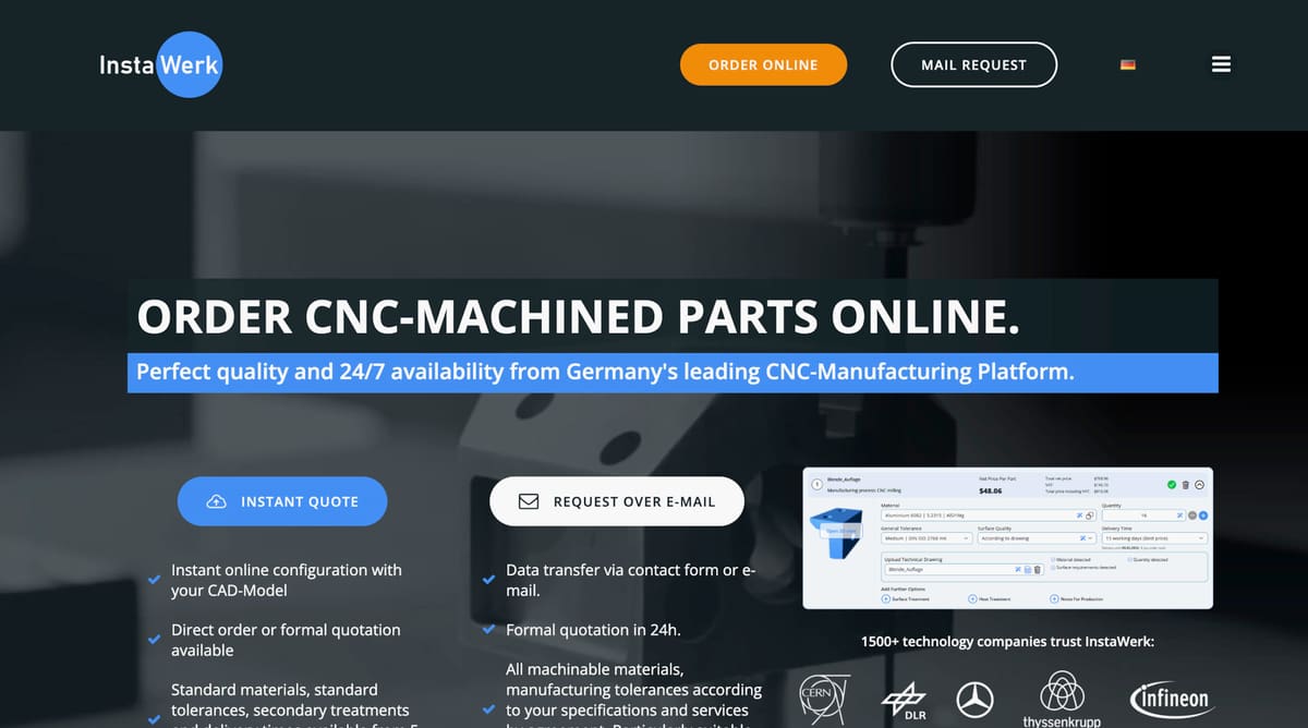 Image of Best CNC Services : InstaWerk