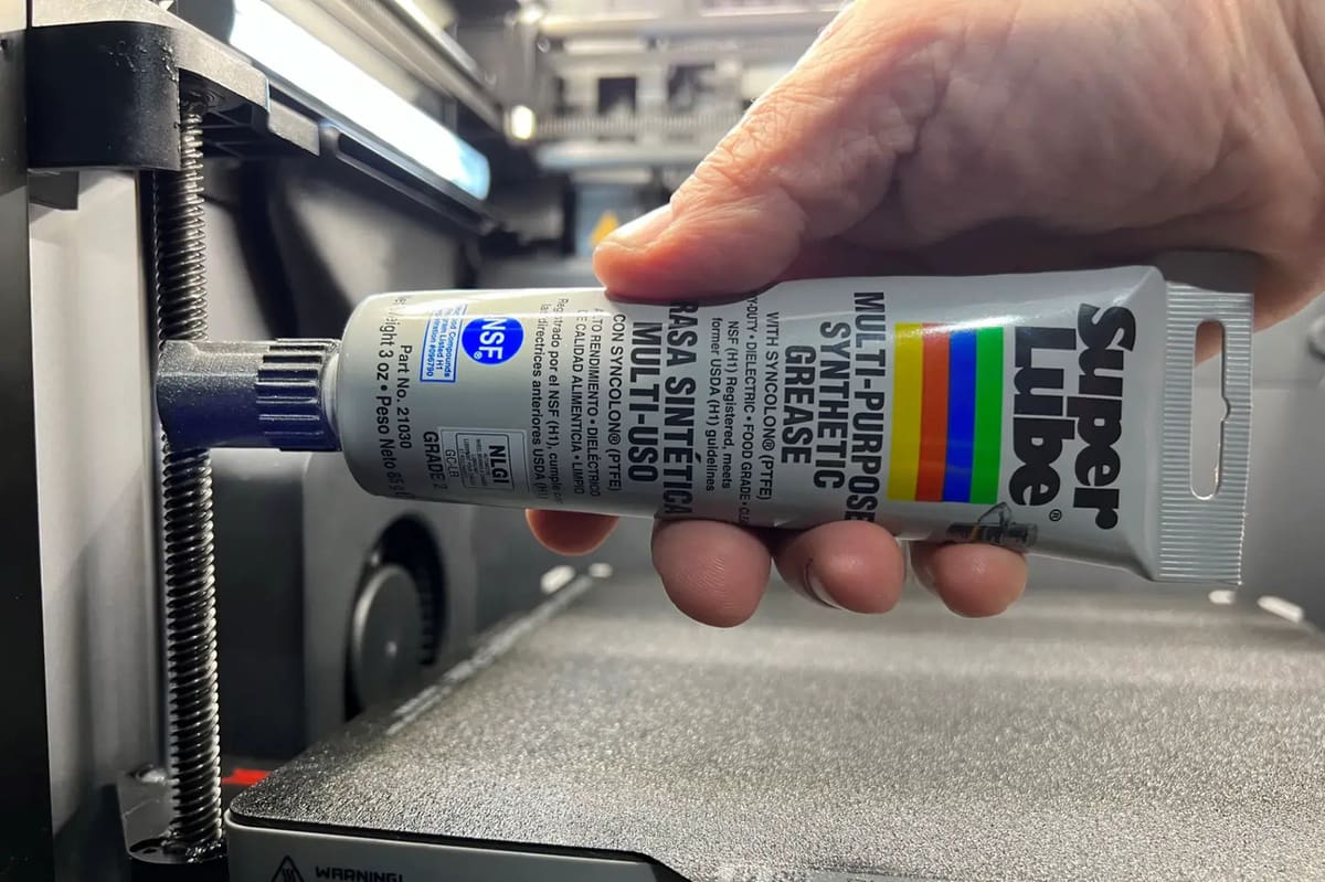 Increase the longevity of your printer's moving components with proper lubrication
