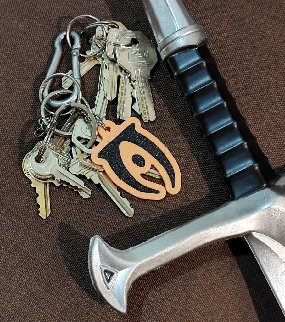Image of The Elder Scrolls IV: Oblivion 3D Prints: The Elder Scrolls IV: Oblivion Keychain