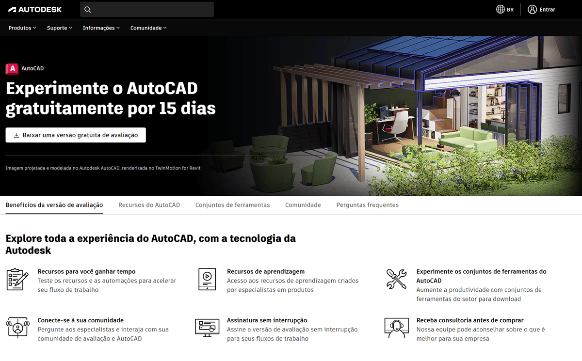 Foto de AutoCAD gratuito / AutoCAD download: Versão completa — Teste gratuito de 15 dias