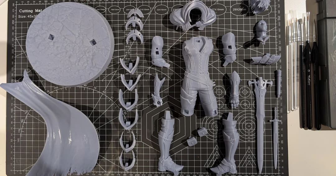 Less printing time, more miniatures!