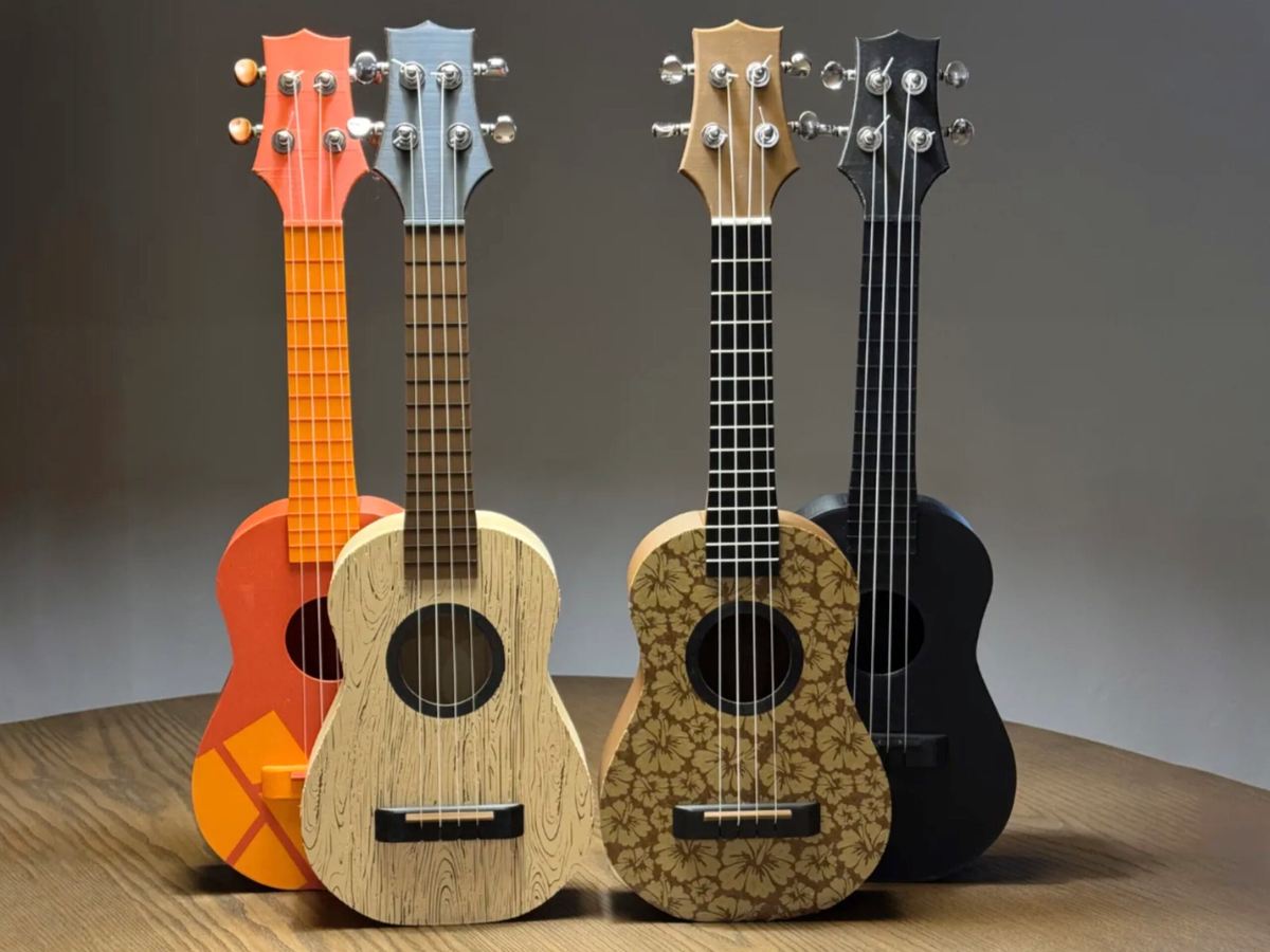 Foto de Projetos para impressora 3D: coisas para imprimir em 3D: Ukulele
