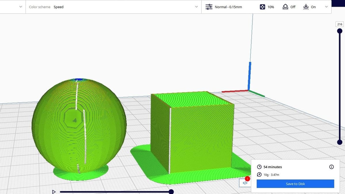 Seams are more visible on curved shapes like spheres, while boxy models can hide them on edges