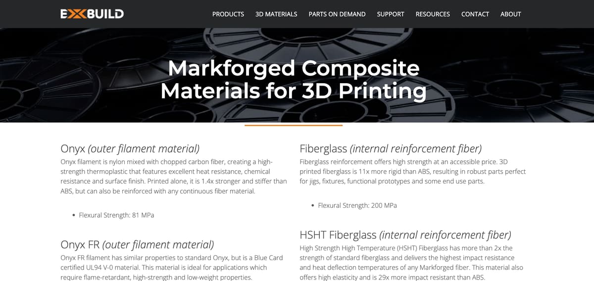 Image of Top Markforged 3D Printing Services: ExBuild