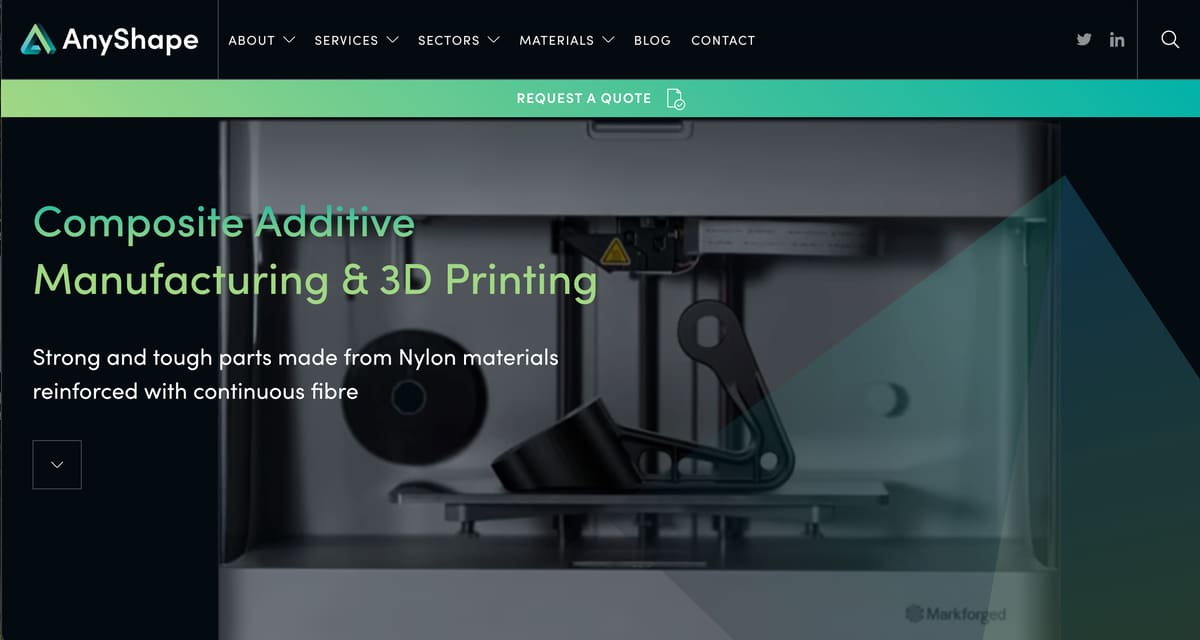 Image of Top Markforged 3D Printing Services: Any-Shape