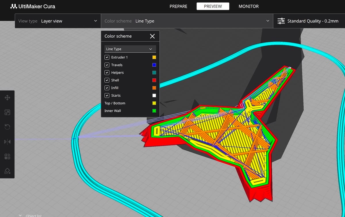 Visualize travel lines to verify minimum travel and count