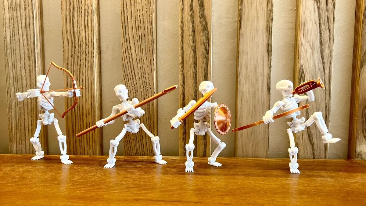 Mini warriors from beyond: perfect for epic battles or spooky dioramas.