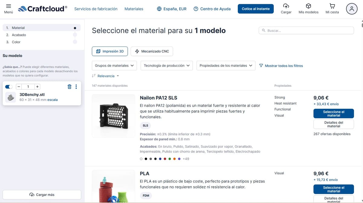 Imagen de: Craftcloud