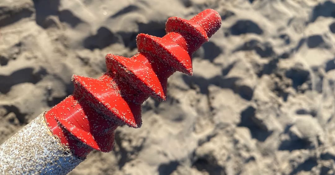 No more chasing umbrellas around the beach!