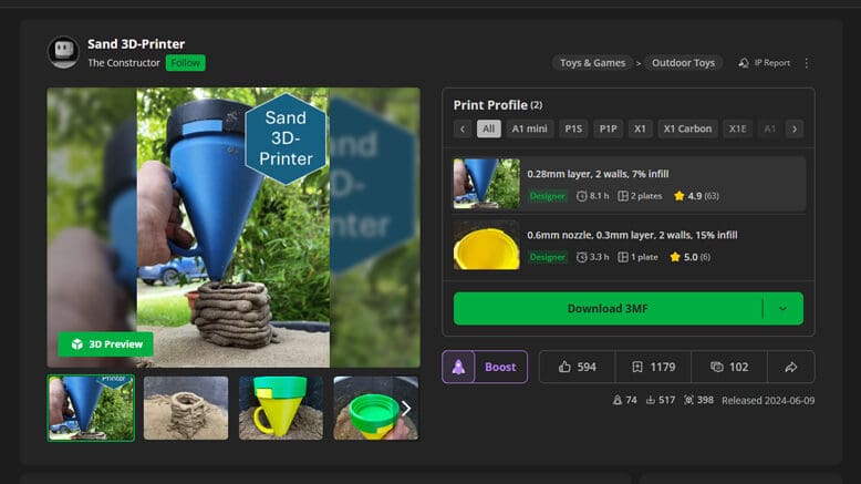 Print a 3D printer