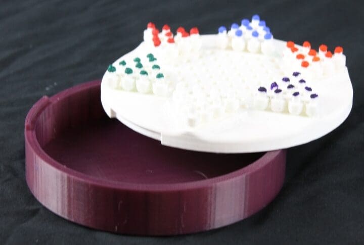 Image of 3D printed summer fun!: Sternhalma (Chinese Checkers)