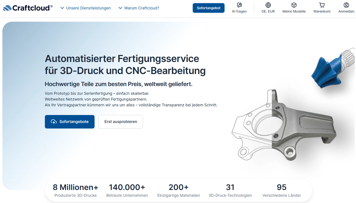 Bild von 3D-Druck-Dienstleister / 3D-Drucken lassen /3D-Druck online: Craftcloud