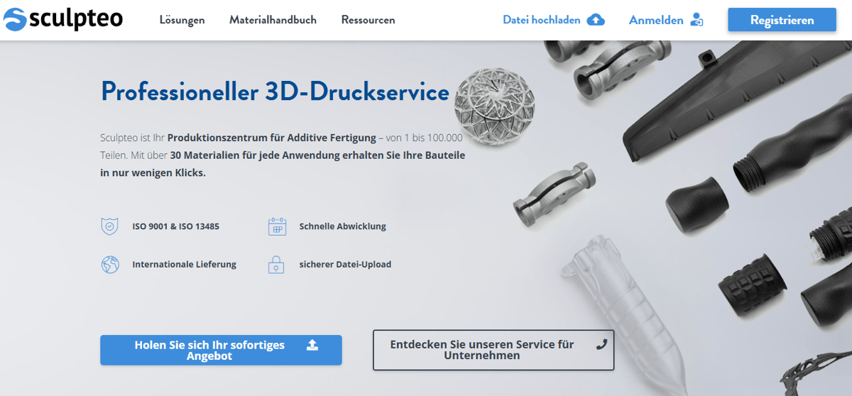 Bild von 3D-Druck-Dienstleister / 3D-Drucken lassen /3D-Druck online: Sculpteo
