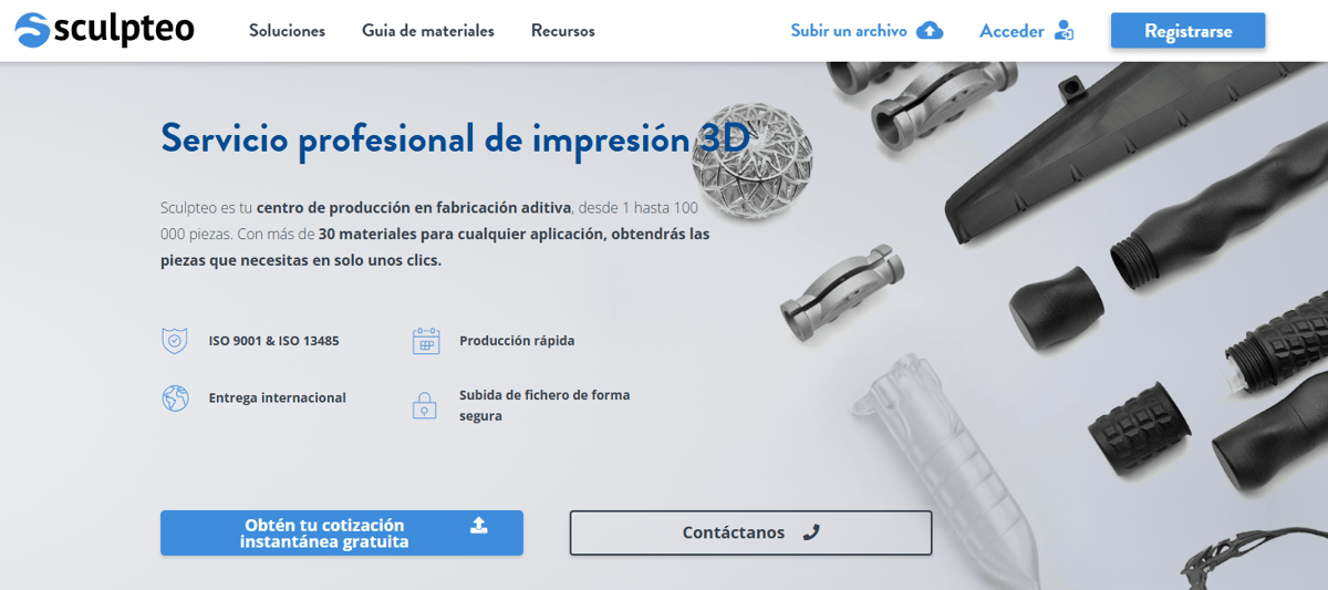 Imagen de Servicio de impresión 3D online / impresión 3D por encargo: Sculpteo