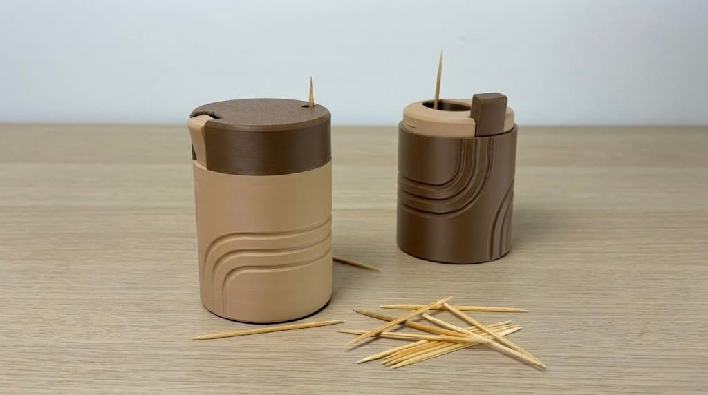 Image of Cool Things to 3D Print: Pop-up Toothpick Dispenser
