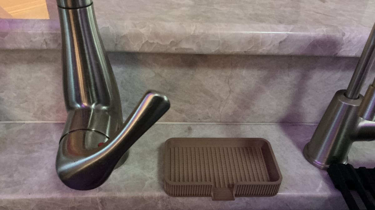 Image of Cool Things to 3D Print: Japandi Sponge & Soap Drain Tray